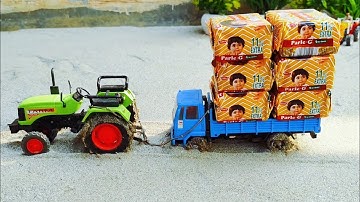 Diy Tractor Stuck in Mud With Parle G | Mini Science Project Part 6 | Diy Tractor | #tractorvideo