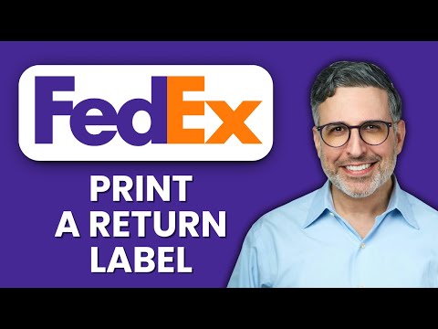 NEW! How to Print a Return Label in FedEx Ship Manager (2025) 🖨️ | Complete Guide to FedEx Returns