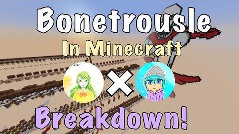【Minecraft Noteblock】Bonetrousle Noteblock Explained