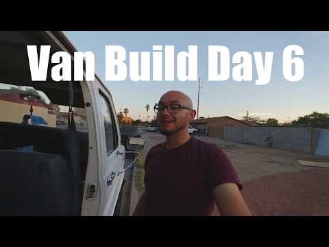 #vanlife Conversion Van Build Day 6