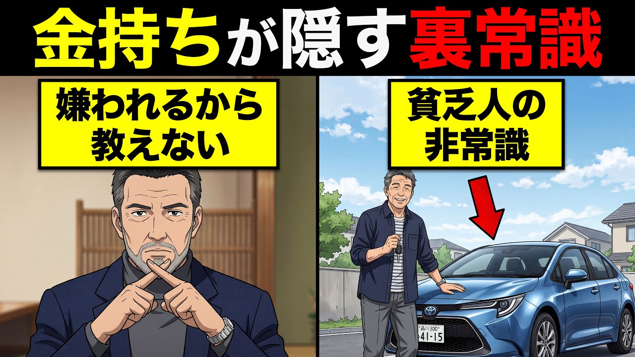 【漫画】実は金持ちしか知らない…裏の常識7選