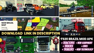 fs 20 brasileiro mod apk || fs 20 lite com mods brasileiros || fs20 brazil Map |Farming Simulator 20 screenshot 1