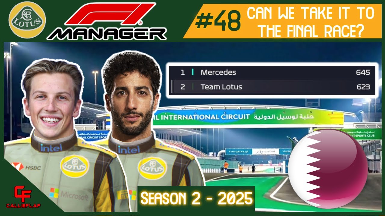 Lotus Episode 48 - Can we take the Constructors to the Final Race? F1 Manager 24