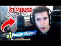 I played Fortnite with a $1 Mouse (it sucked)