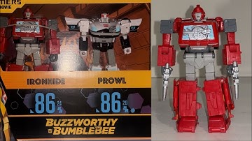 How to transform buzzworthy bumblebee dying Ironhide. Transformers studio series 86 movie figure