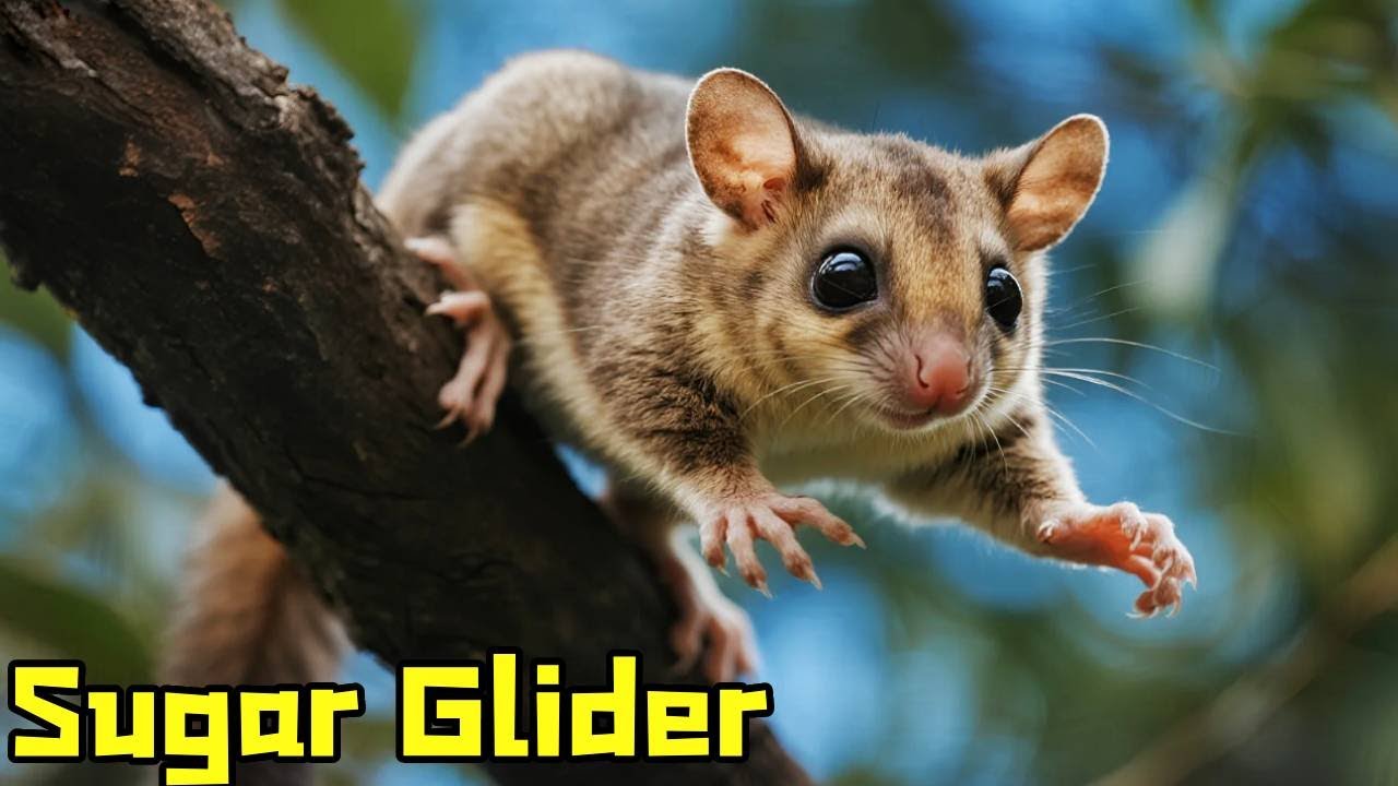 What A Handsome Sugar Glider! Daily Training~Sugar Glider Takes Off