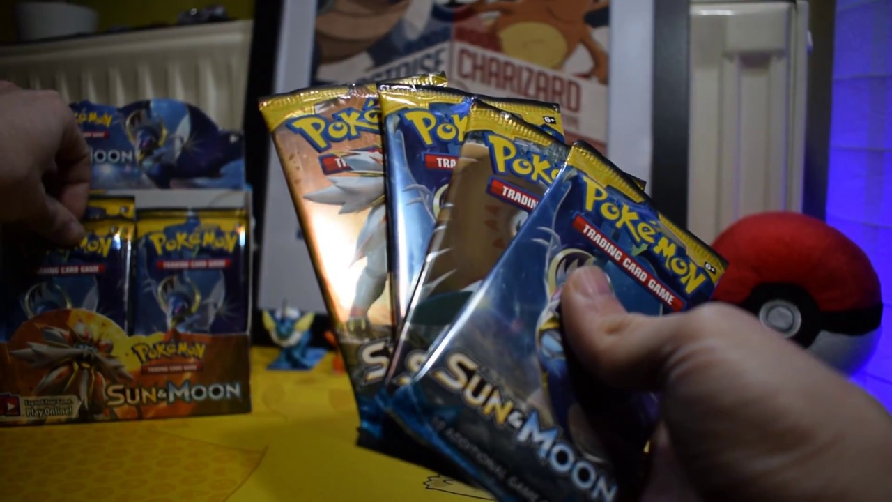 Pokemon Sun and Moon another 5 Booster packs Opening! - YouTube