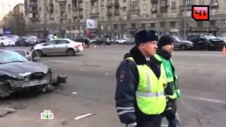 Массовая авария на Кутузовском проспект