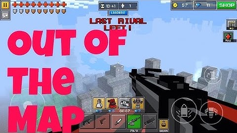 Pixel Gun 3D Out Of The Map Deadly Games Glitch