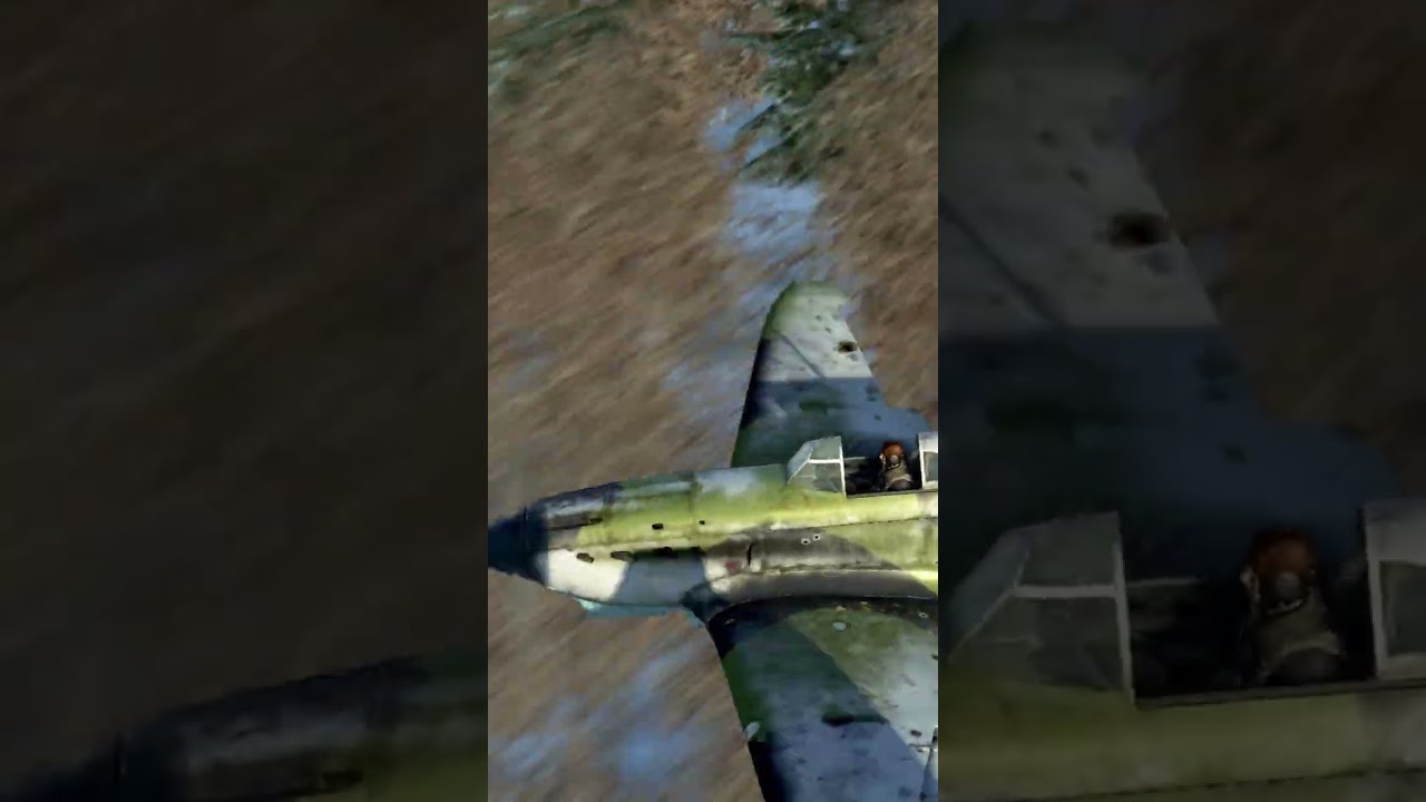 Yak 1 crash lands in the forest #ww2 #aviation #history #dogfight #gaming