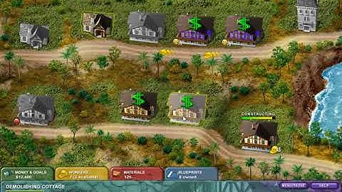 Build a lot 3 Passport to Europe Walkthrough Expert Mode Level 9