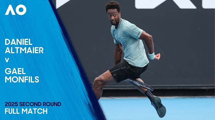 Daniel Altmaier v Gael Monfils Full Match | Australian Open 2025 Second Round
