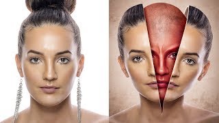 Split Head Photo Manipulation Tutorial screenshot 4