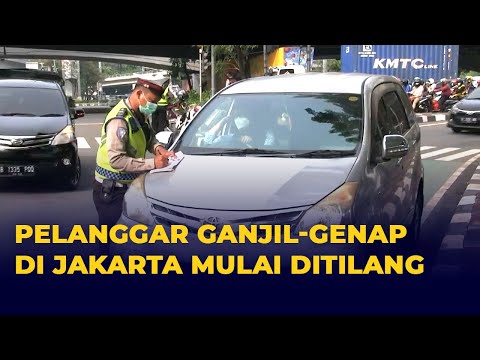 Ingat! Hari Ini Sanksi Tilang Mulai Diberikan Bagi Pelanggar Aturan Ganjil Genap di Jakarta