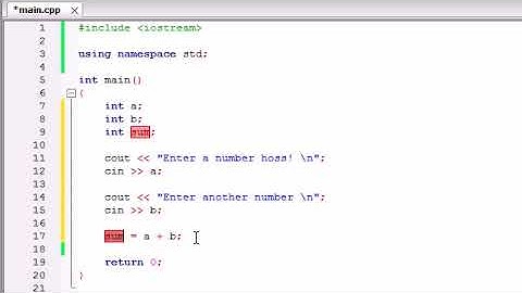 Buckys C++ Programming Tutorials   5   Creating a Basic Calculator