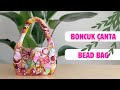 Tüm Ayrıntılarıyla Boncuk İşlemeli Çanta Yapımı / Beaded Bag Making / Zara çanta / pinterest çanta