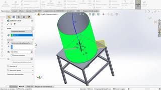 ANALISIS DE ESFUERZOS EN UN SILO CON SOLIDWORKS