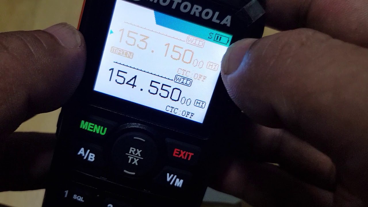 วิธีบันทึกช่อง Motorola  gp888