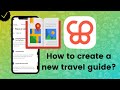 How to create a new travel guide on wanderlog