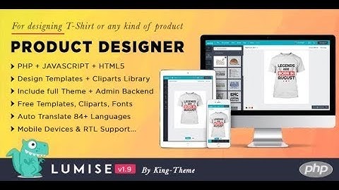 Product Design for PHP Standalone   Lumise Php Script Install Process Tutorial Bangla