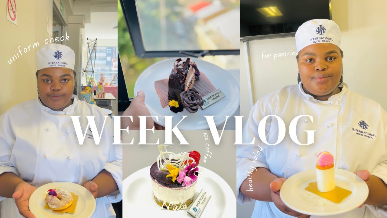 Unedited day in my life as a pastry student| Exams | International hotel school