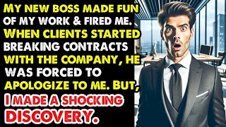 "From Fired to Vindicated: How I Uncovered a Shocking Secret After My Boss Apologized"