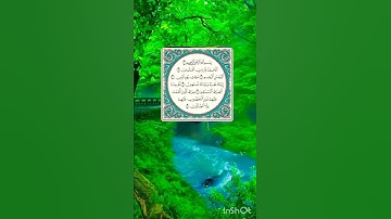 الحمدلله رب العالمين 💚سورة الفاتحة بصوت جميل جدا 🌷حالات واتس اب دينية قصيرة Quran status 🌻