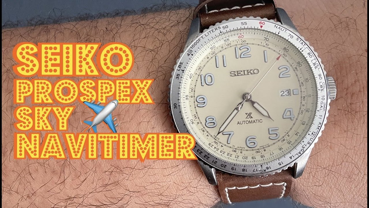 SEIKO PROSPEX SKY NAVITIMER - SRPB59J1 - FLYING HIGH! - YouTube