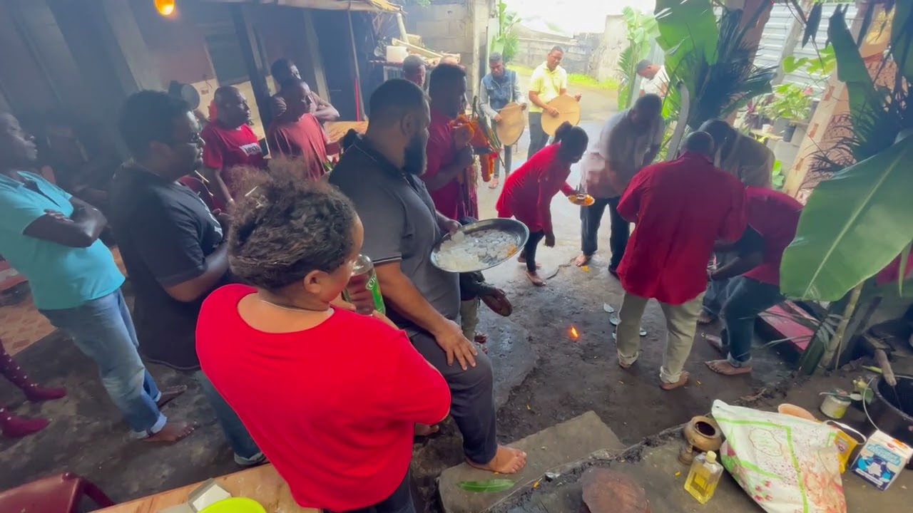 cérémonie chez famille patrick  et sandra et gregory