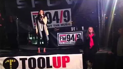 Heather Rojas singing