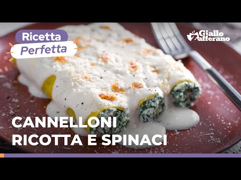 Video: Cannelloni Con Ricotta E Spinaci