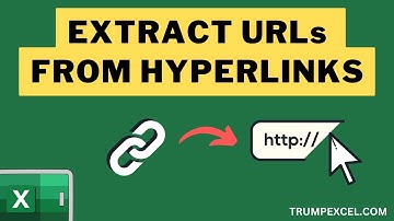 Extract URLs from Hyperlinks in Excel (2 Easy Ways)