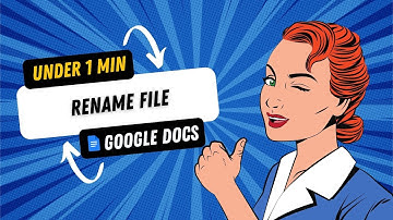 Google Docs Tutorial: How to Rename Google Docs File