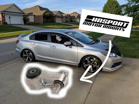 Hasport Rear Motor Mount Install! FG4/FB6 2012-2015 Civic Si