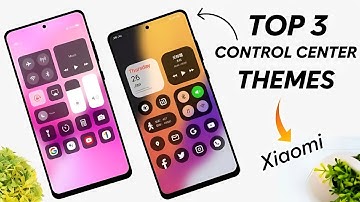 Top 3 MIUI 13 Amazing CONTROL CENTER Themes for Redmi,Poco&Xiaomi Phones / MIUI 13 Control Center