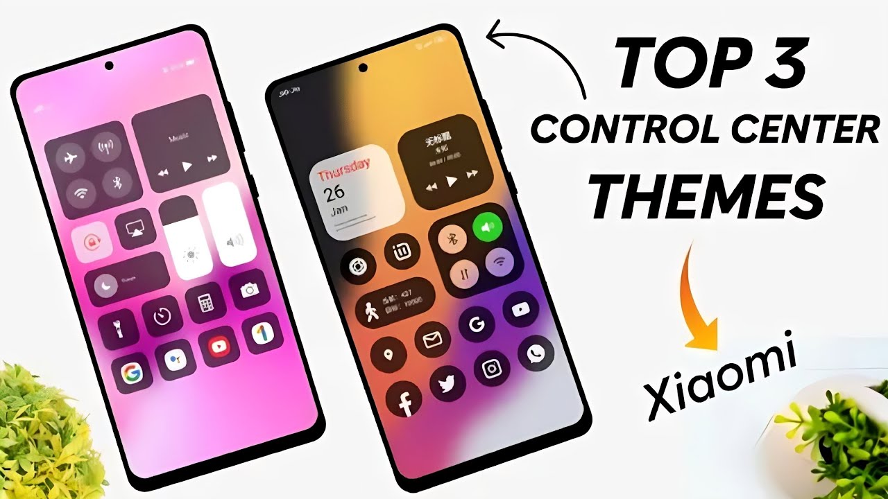 Top 3 MIUI 13 Amazing CONTROL CENTER Themes for Redmi,Poco&Xiaomi ...