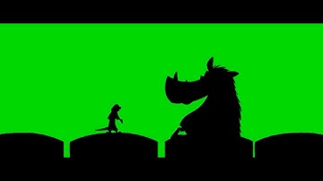 Timon y Pumbaa interrupt 1 green screen espanol widescreen