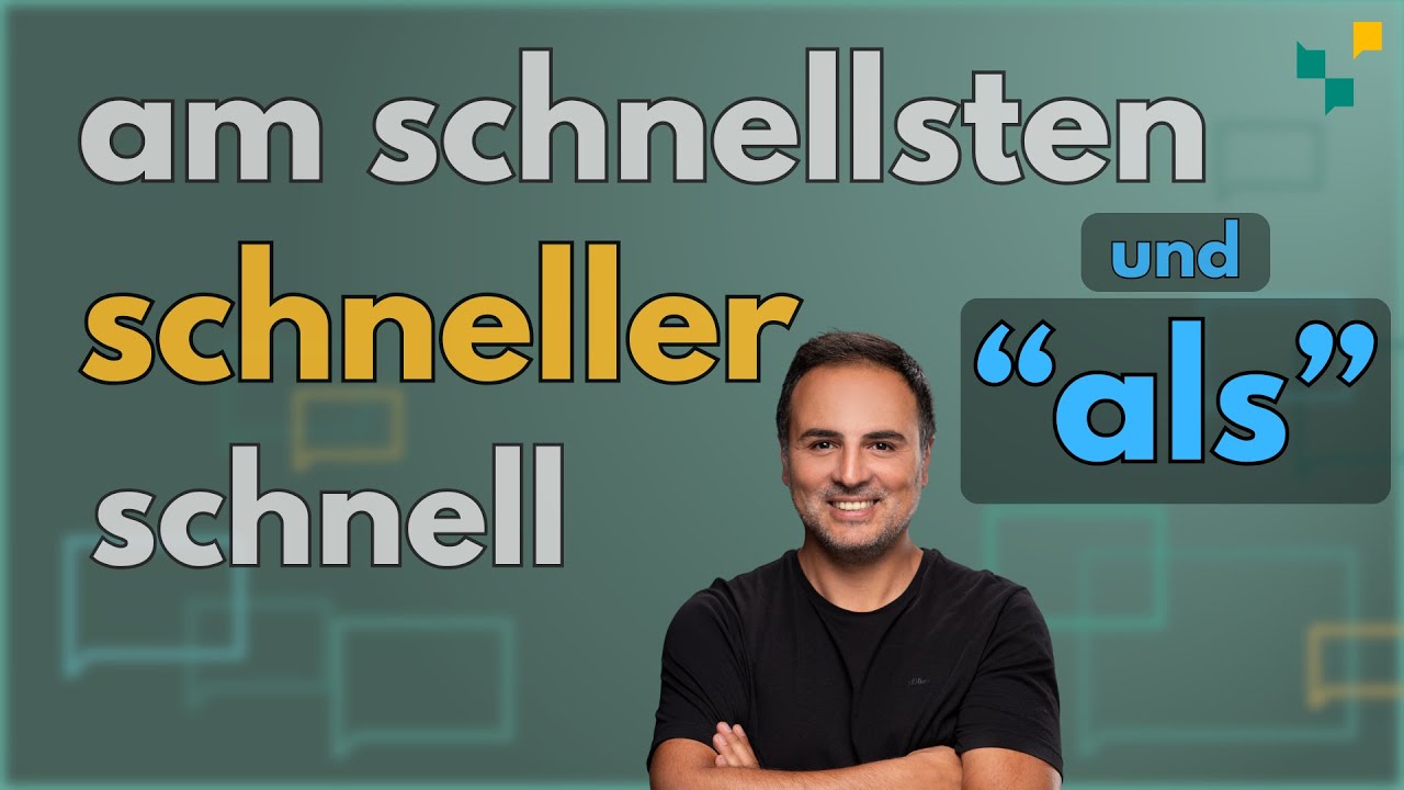 Сравнительная & превосходная степени + “als” & “genauso … wie …” | Учим немецкий A1.2 Гл. 14 |