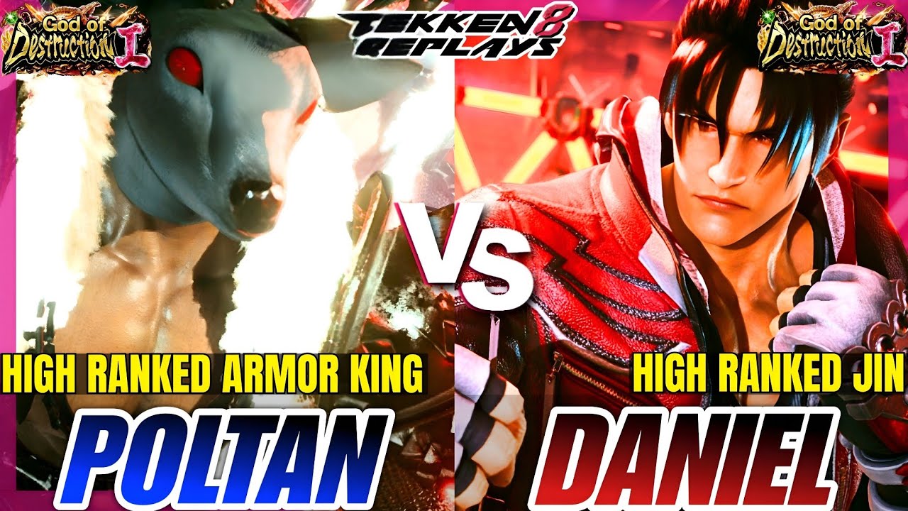 Tekken 8 | Poltan (Armor King) vs DanielMado (Jin) | High Level Ranked Match Replay
