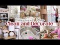 VALENTINES DAY DECORATE &amp; CLEAN WITH ME 2023 | DEEP CLEANING MOTIVATION &amp; VALENTINES DAY DECOR 2023