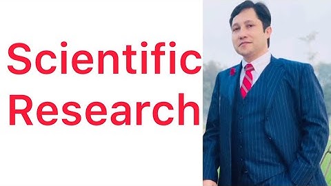 Research Methods, Scientific Research, Lecture # 10 Dr Zia