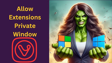 How to Allow Extensions in Private (Incognito) Window in Vivaldi on Windows 11 or 10 | GearUpWindows