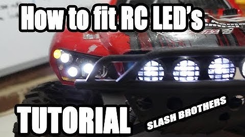 Slash tutorial: How to instal LED lights on your Traxxas Slash | Slash Brothers