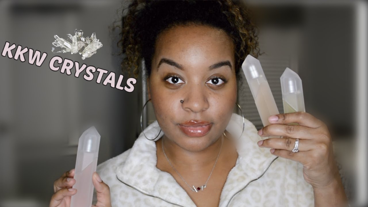 NEW KKW Peach, Vanilla, & Rose Crystals | First Impression Review/Thoughts| Perfume Collection