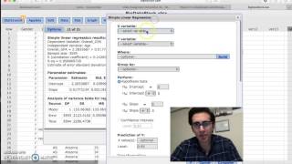 Correlation Coefficient in  Stat Crunch