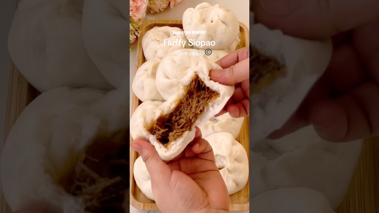 Soft and Fluffy Siopao Asado #recipe #food #cooking
