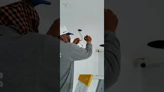 مرحلة اعداد الانارة  سيهات الخبر الدمام مقاولين تشطيبات تشطيب painting gypsum