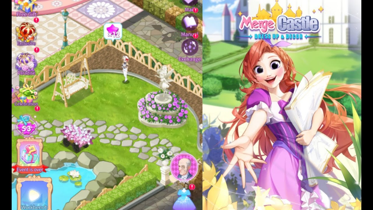 Merge Castle Level 14👑 Part 16 👗👠 YouTube