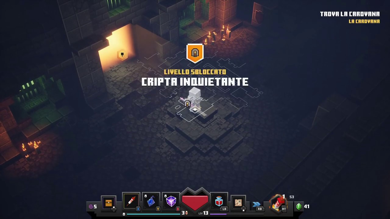 Minecraft Dungeons: Livello Segreto in Cripta Inquietante - YouTube