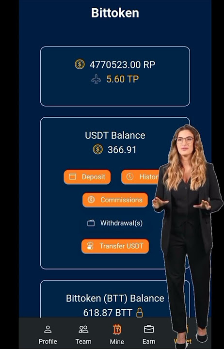 How to withdraw from BITTOKEN app. check description for link to create account